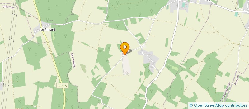 localisation de l'entreprise MONSIEUR GILLES DEROSIN  DORMELLES