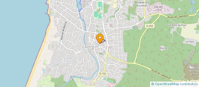 localisation de l'entreprise MONSIEUR GILLES DERRIEN  CAPBRETON