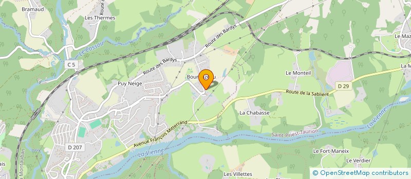 localisation de l'entreprise MONSIEUR GILLES DESBRANDES à LE PALAIS-SUR-VIENNE