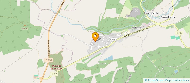 localisation de l'entreprise MONSIEUR GILLES DESCANVELLE  BOUST