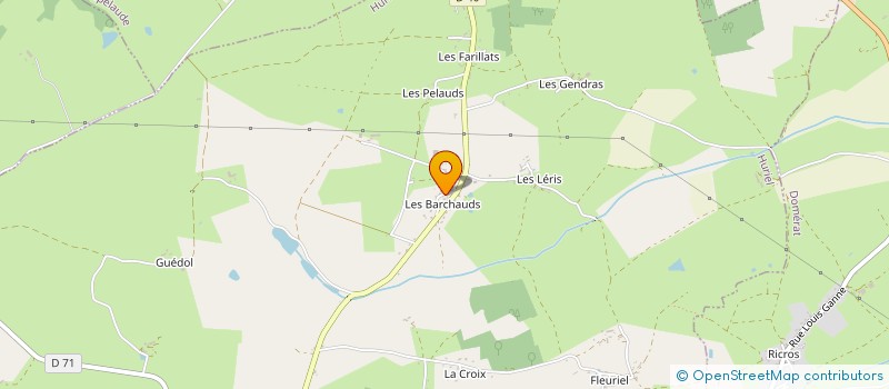 localisation de l'entreprise MONSIEUR GILLES DESGRANGES  HURIEL