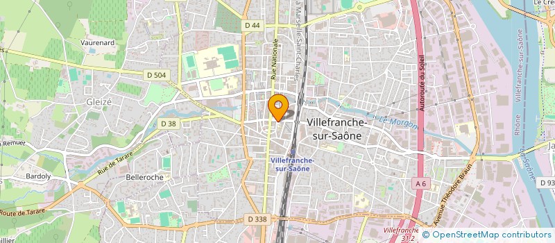 localisation de l'entreprise MONSIEUR GILLES DESGRANGES à VILLEFRANCHE-SUR-SAONE