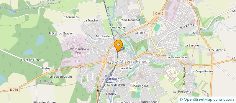 localisation de l'entreprise MONSIEUR GILLES DESIRE  CHATEAU-RENAULT