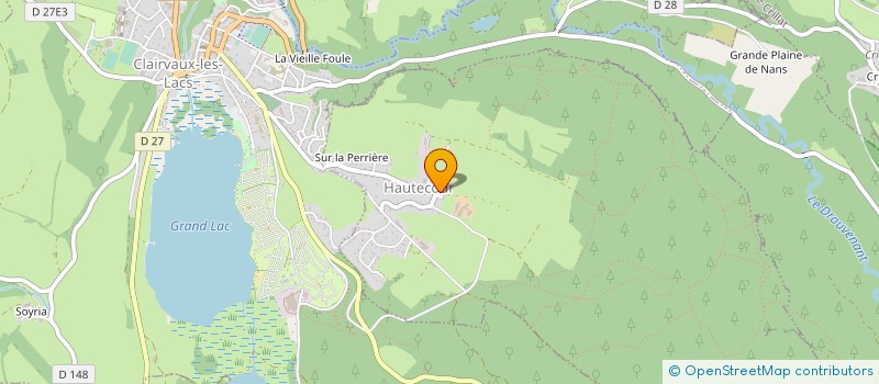 localisation de l'entreprise MONSIEUR GILLES DESROSIERS  HAUTECOUR