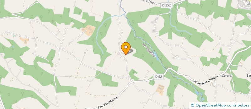 localisation de l'entreprise MONSIEUR GILLES DESTRIBOIS  MONTGAILLARD