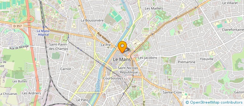 localisation de l'entreprise MONSIEUR GILLES DETRAIT à LE MANS