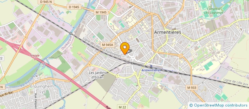 localisation de l'entreprise MONSIEUR GILLES DETREZ à ARMENTIERES