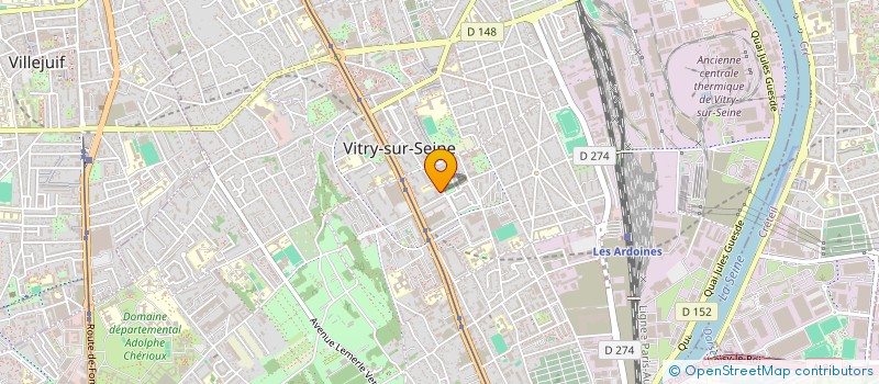 localisation de l'entreprise MONSIEUR GILLES DHUY à VITRY-SUR-SEINE