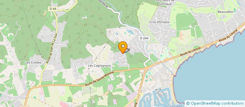 localisation de l'entreprise MONSIEUR GILLES DI BARTOLOMEO à GRIMAUD