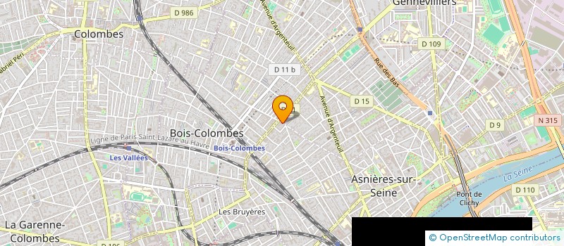 localisation de l'entreprise MONSIEUR GILLES DIAS  ASNIERES-SUR-SEINE