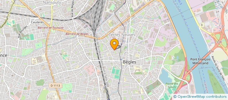 localisation de l'entreprise MONSIEUR GILLES DIAWARA à BEGLES