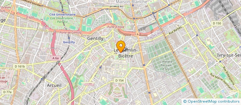 localisation de l'entreprise MONSIEUR GILLES DIAZ à LE KREMLIN-BICETRE