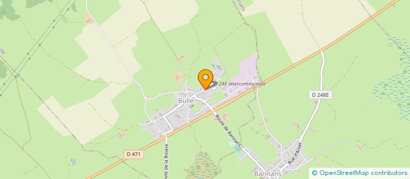 localisation de l'entreprise MONSIEUR GILLES DICHAMP  LA RIVIERE DRUGEON