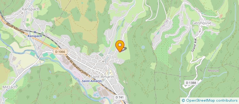 localisation de l'entreprise MONSIEUR GILLES DIEMUNSCH  SAINT-AMARIN