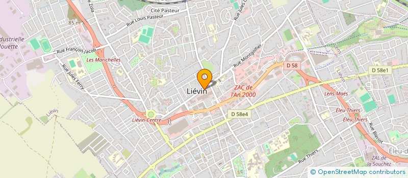 localisation de l'entreprise MONSIEUR GILLES DIERCKENS  LIEVIN