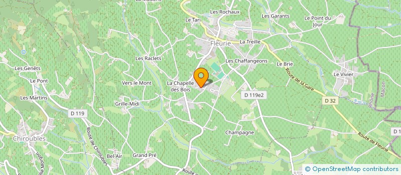 localisation de l'entreprise MONSIEUR GILLES DIOT  FLEURIE