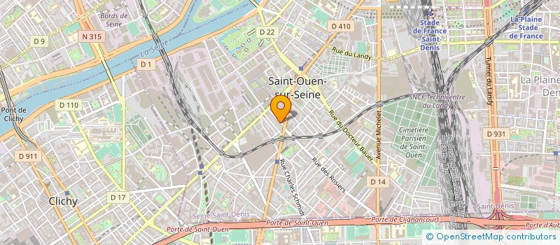 localisation de l'entreprise MONSIEUR GILLES DODO TAPE à SAINT-OUEN-SUR-SEINE