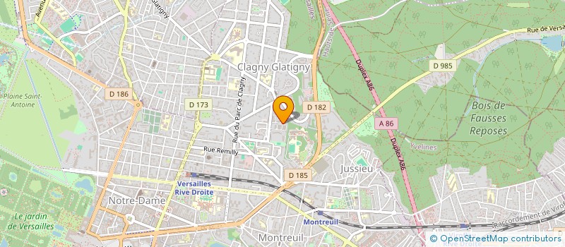 localisation de l'entreprise MONSIEUR GILLES DODU à VERSAILLES