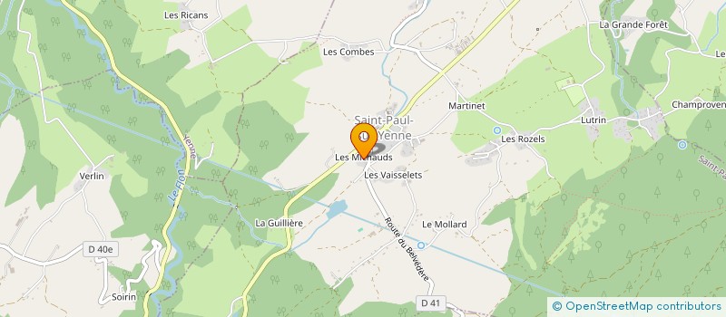 localisation de l'entreprise MONSIEUR GILLES DOGNIN à SAINT-PAUL-SUR-YENNE