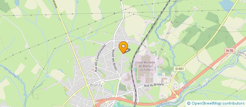 localisation de l'entreprise MONSIEUR GILLES DOIN  BLANZY