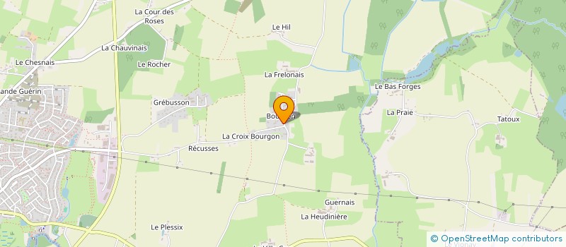 localisation de l'entreprise MONSIEUR GILLES DOMNESQUE  ACIGNE