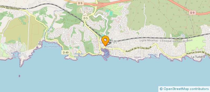 localisation de l'entreprise MONSIEUR GILLES DONADIO à SAUSSET-LES-PINS