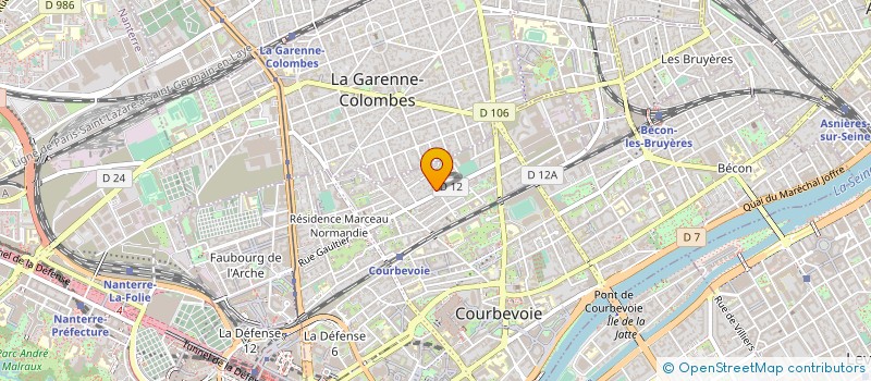 localisation de l'entreprise MONSIEUR GILLES DONDAINE à COURBEVOIE