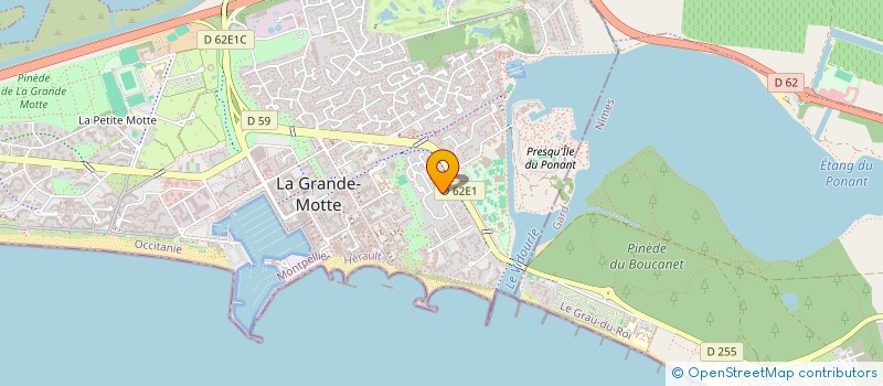 localisation de l'entreprise MONSIEUR GILLES DOSI à LA GRANDE-MOTTE