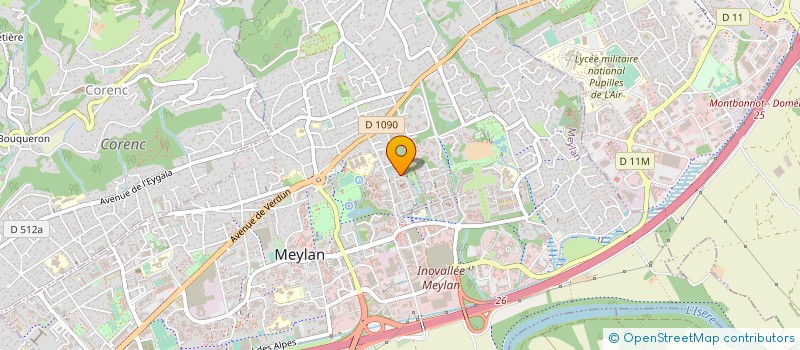 localisation de l'entreprise MONSIEUR GILLES DOUCET à MEYLAN