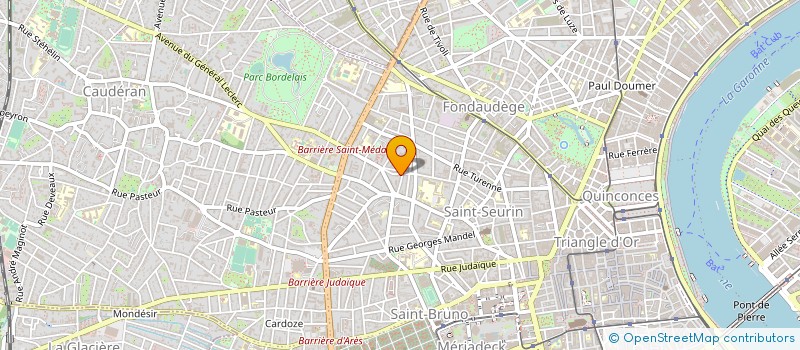 localisation de l'entreprise MONSIEUR GILLES DU PERRON DE REVEL à BORDEAUX