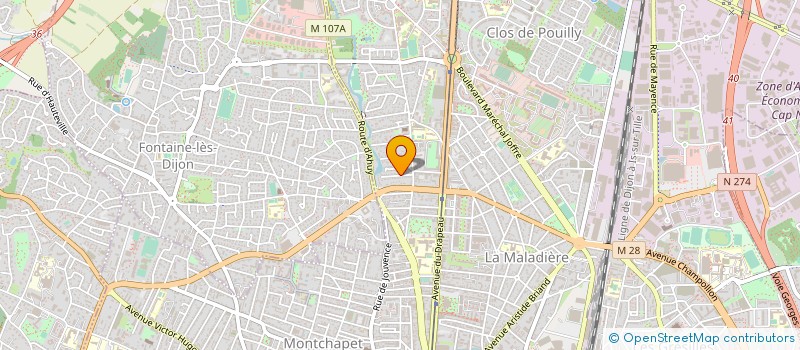 localisation de l'entreprise MONSIEUR GILLES DUBIEF à DIJON