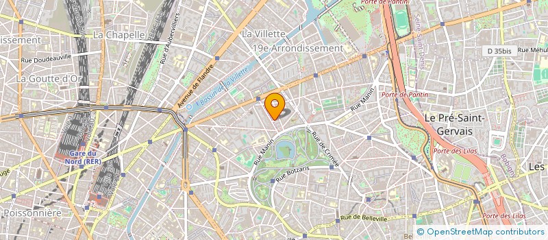 localisation de l'entreprise MONSIEUR GILLES DUBOIS-CHABERT  PARIS