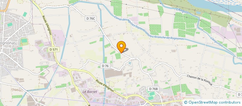 localisation de l'entreprise MONSIEUR GILLES DUBOURGET  CHATEAURENARD