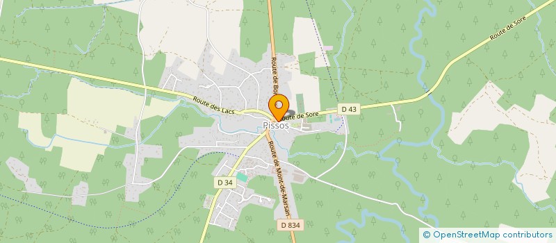 localisation de l'entreprise MONSIEUR GILLES DUCLOS  PISSOS