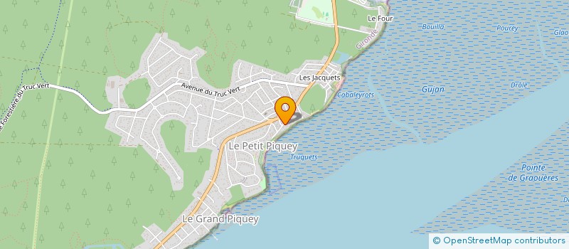 localisation de l'entreprise MONSIEUR GILLES DUFFAU  LEGE-CAP-FERRET