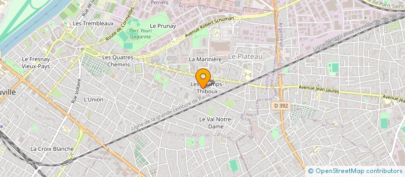 localisation de l'entreprise MONSIEUR GILLES DUFOUR à SARTROUVILLE