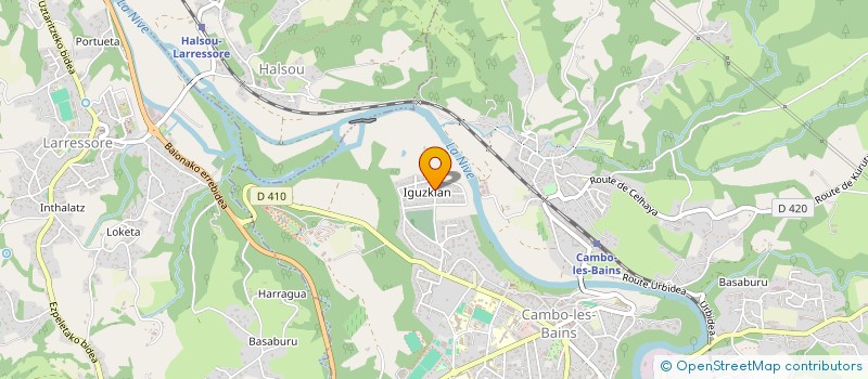 localisation de l'entreprise MONSIEUR GILLES DUFOURCQ à CAMBO-LES-BAINS