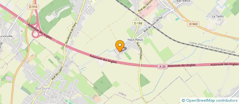 localisation de l'entreprise MONSIEUR GILLES DUFRESNOY  LILLERS