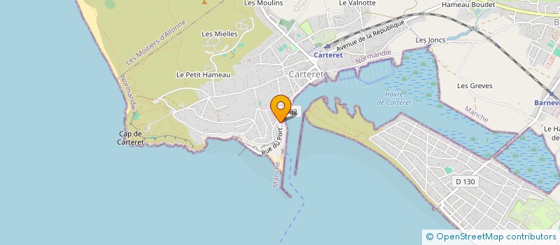 localisation de l'entreprise MONSIEUR GILLES DUHAMEL  BARNEVILLE-CARTERET