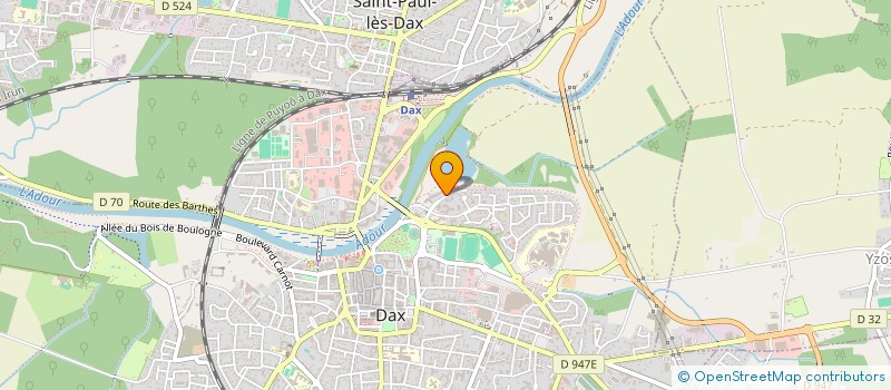 localisation de l'entreprise MONSIEUR GILLES DUHOURQUET à DAX