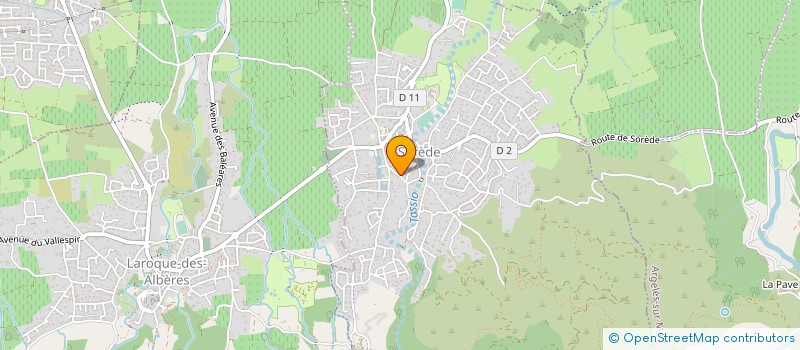 localisation de l'entreprise MONSIEUR GILLES DULONG  SOREDE