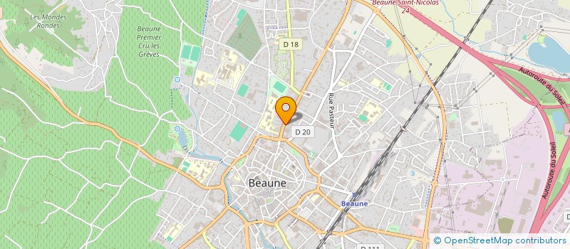 localisation de l'entreprise MONSIEUR GILLES DUMARTENOT à BEAUNE
