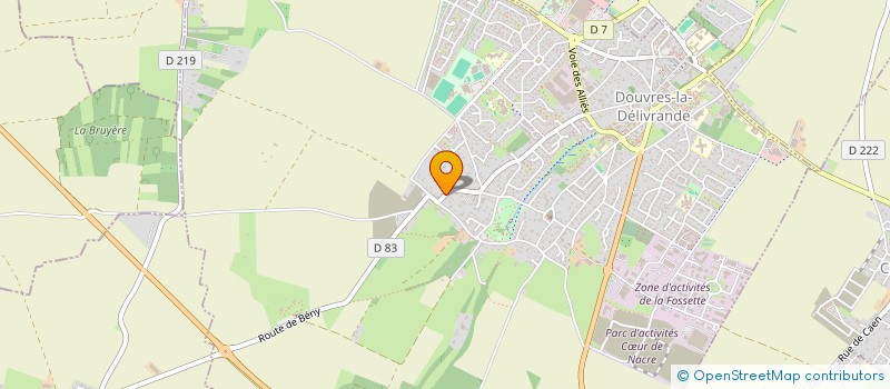 localisation de l'entreprise MONSIEUR GILLES DUMONDEL  DOUVRES-LA-DELIVRANDE