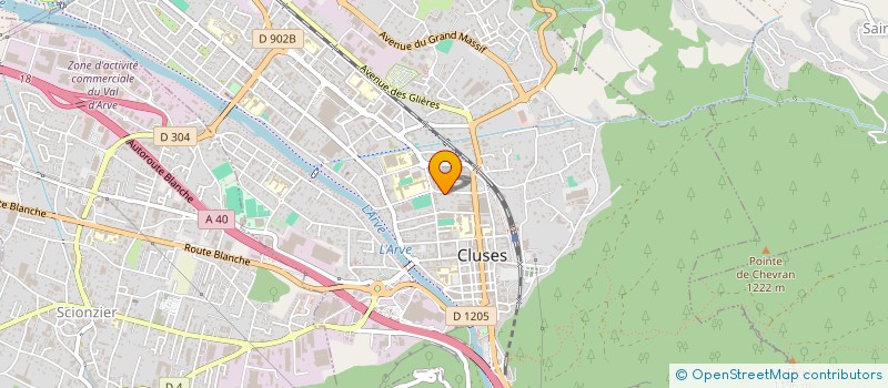 localisation de l'entreprise MONSIEUR GILLES DUMORTIER  CLUSES