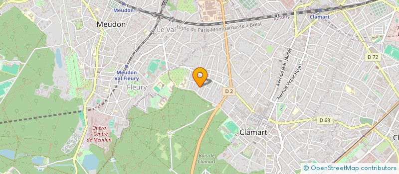 localisation de l'entreprise MONSIEUR GILLES DUMOULIN à CLAMART