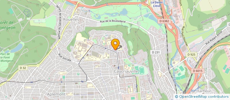 localisation de l'entreprise MONSIEUR GILLES DUPARC à LE HAVRE