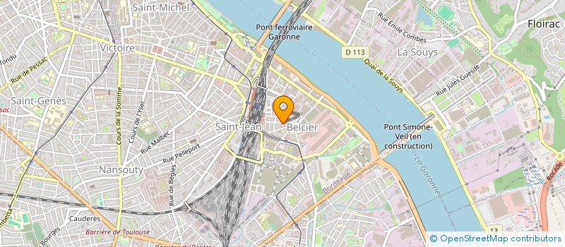 localisation de l'entreprise MONSIEUR GILLES DUPE à BORDEAUX