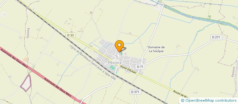 localisation de l'entreprise MONSIEUR GILLES DUPEBE  PEXIORA