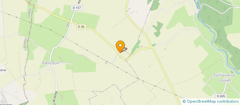 localisation de l'entreprise MONSIEUR GILLES DUPEUX  PIENCOURT