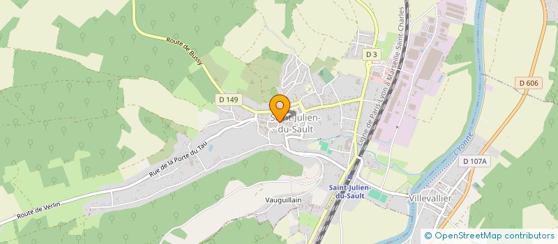 localisation de l'entreprise MONSIEUR GILLES DUPRE à SAINT-JULIEN-DU-SAULT